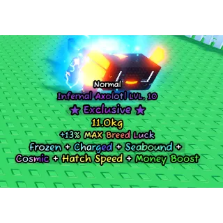 Infernal Axolotl (3.5% Chance in Prehistoric Exclusive Egg)