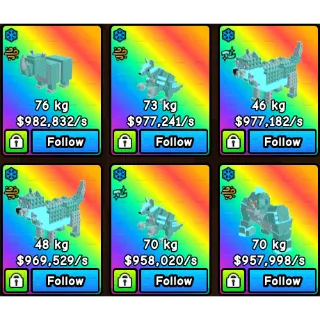 Build a Zoo 900k/s+ Pets x6