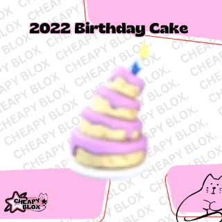 2022 Birthday Cake