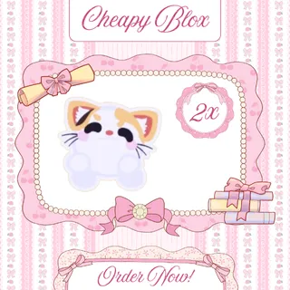 Mochi Meow Tumble Animated Sticker