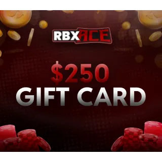 RBXAce Gift Card $250 - Global Key
