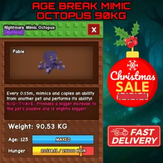 AGE BREAK MIMIC OCTOPUS 90KG 15s CD