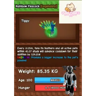 TITANIC RAINBOW PEACOCK (85.35KG)