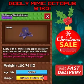 Godly mimic octopus 97kg 