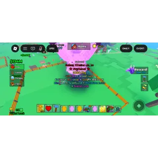 Catch and Tame | COLOSSAL GALAXY KITSUNE (FROZEN, RAINBOW, GOLD & ALBINO MUTATION) Level 10 | S (Roblox)