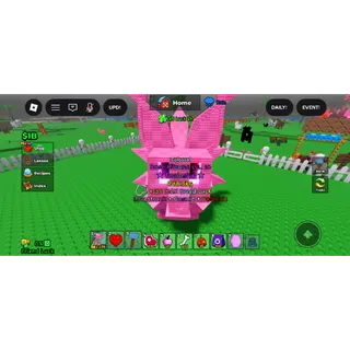 Catch and Tame | Colossal Rose Kitsune (LOVESTRUCK, COSMIC & VOLCANIC MUTATION) Lvl 10 | (Roblox)