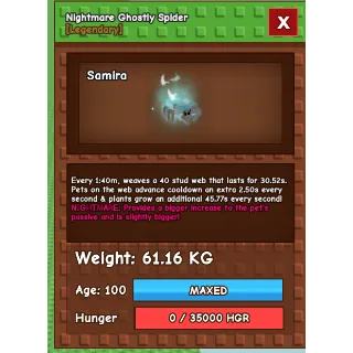 GHOSTLY SPIDER NIGHTMARE