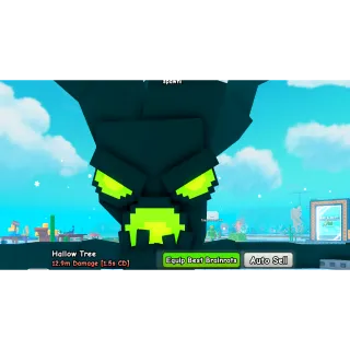 HALLOW TREE 12.9M DAMAGE [1.5s CD] / HALLOW TREE 8.6M DPS LIMITED NEON - PLANTS VS BRAINROTS / PVB