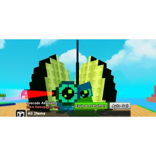 AVACADO ASSASSINO 9.6M DAMAGE / AVACADO ASSASSINO FROZEN NEON 9.6M DPS - PLANTS VS BRAINROTS / PVB