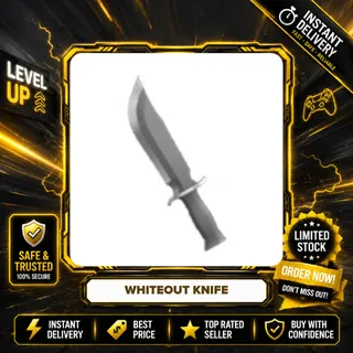 2x WHITEOUT KNIFE - MURDER MYSTERY 2 / MM2
