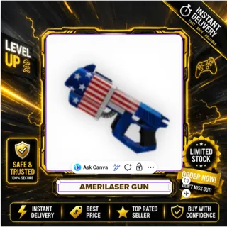 AMERILASER GUN - MURDER MYSTERY 2 - MM2