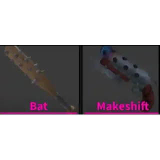 Bats Set (Bat + makeshift) - MURDER MYSTERY 2 - MM2
