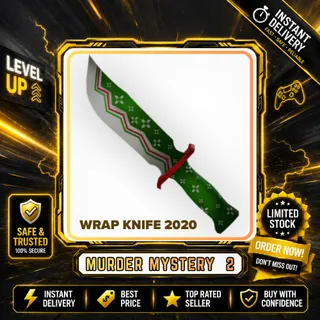 2x WRAP KNIFE 2020 - MURDER MYSTERY 2 / MM2