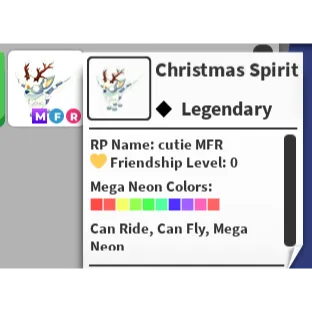 MFR CHRISTMAS SPIRIT - ADOPT ME / ADOPT ME!