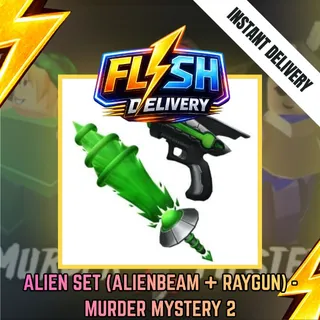 ALIEN SET (ALIENBEAM + RAYGUN) - MURDER MYSTERY 2 / MM2