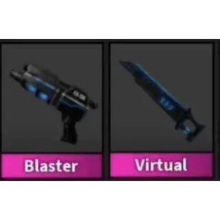 Virtual Set (Virtual + Blaster) - MURDER MYSTERY 2 - MM2