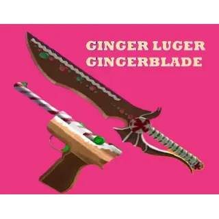Ginger Set (Gingerblade + Ginger Luger) - MURDER MYSTERY 2 - MM2