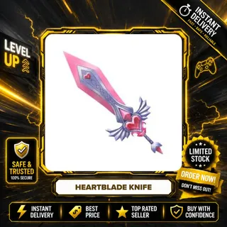 HEARTBLADE KNIFE - MURDER MYSTERY 2 / MM2