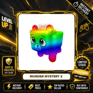 2x CHROMA FIRE BEAR PET - MURDER MYSTERY 2 / MM2