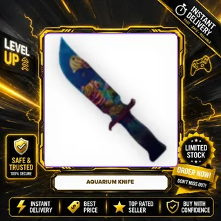 2x AQUARIUM KNIFE - MURDER MYSTERY 2 - MM2