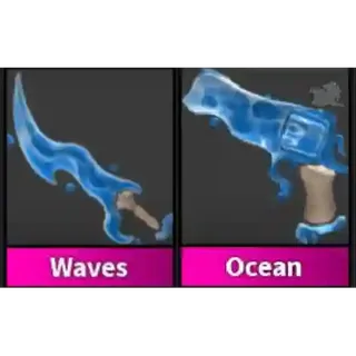 OCEAN SET (WAVES + OCEAN) - MURDER MYSTERY 2 / MM2
