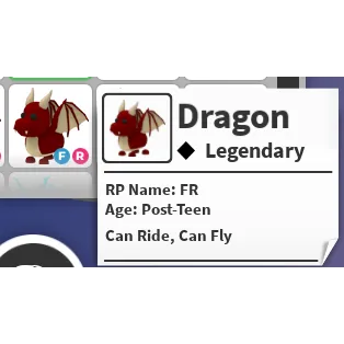 FR DRAGON - ADOPT ME / ADOPT ME!