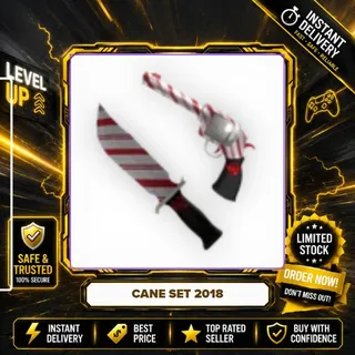 CANE SET 2018 (CANE KNIFE + CANE GUN) - MURDER MYSTERY 2 / MM2