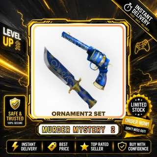 ORNAMENT2 SET / ORNAMENT 2 SET (ORNAMENT GUN + ORNAMENT KNIFE) - MURDER MYSTERY 2 / MM2