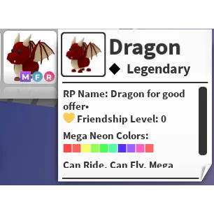 MFR DRAGON - ADOPT ME / ADOPT ME!