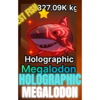100M COINS / 100MILLION COINS - 100 MEGALODON HOLOGRAPHIC (327.09 kg) / 100 HOLOGRAPHIC MEGALODON - FISH IT