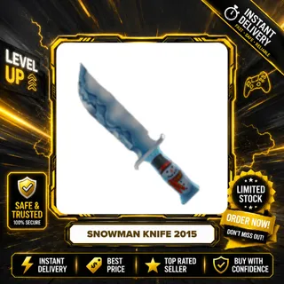 2x SNOWMAN KNIFE 2015 - MURDER MYSTERY 2 / MM2