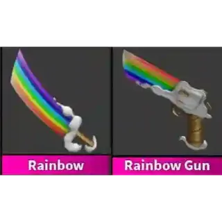 Rainbow Set (Rainbow gun + rainbow) - MURDER MYSTERY 2 - MM2