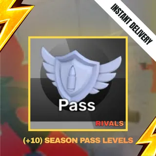  +10 SEASON PASS LEVELS / PLUS 10 SEASON PASS LEVELS - RIVALS 999R