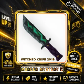 2x WITCHED KNIFE 2019 - MURDER MYSTERY 2 / MM2