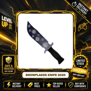 2x SNOWFLAKES KNIFE 2020 - MURDER MYSTERY 2 / MM2