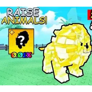 4x GOLDEN LION (RANDOM AGE WITH MUTATION) - RAISE ANIMALS