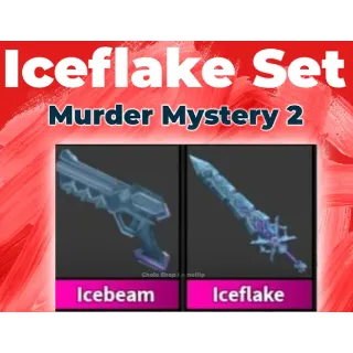 Iceflake Set (Icebeam + iceflake) - MURDER MYSTERY 2 - MM2