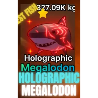1M COINS / 1 MILLION COINS - MEGALODON HOLOGRAPHIC (327.09 kg) / HOLOGRAPHIC MEGALODON - FISH IT