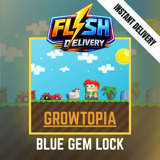 BLUE GEM LOCK - GROWTOPIA