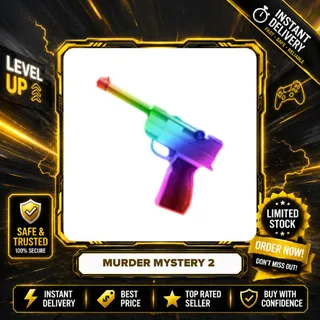 CHROMA LUGER GUN - MURDER MYSTERY 2 / MM2