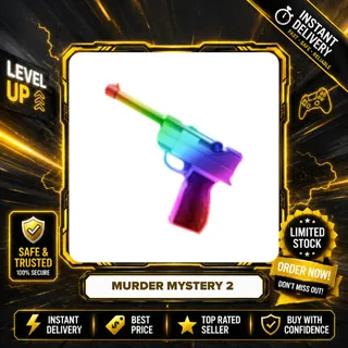 CHROMA LUGER GUN - MURDER MYSTERY 2 / MM2