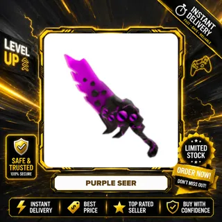2x PURPLE SEER - MURDER MYSTERY 2 / MM2