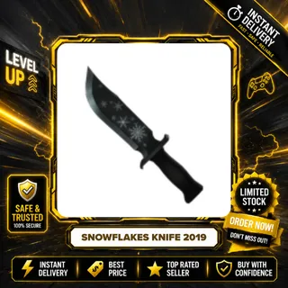 2x SNOWFLAKES KNIFE 2019 - MURDER MYSTERY 2 / MM2