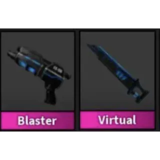 Virtual Set (Virtual + Blaster) - MURDER MYSTERY 2 - MM2