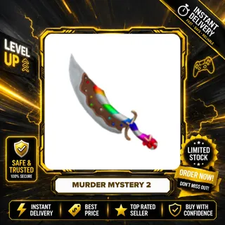 CHROMA COOKIECANE KNIFE - MURDER MYSTERY 2 / MM2