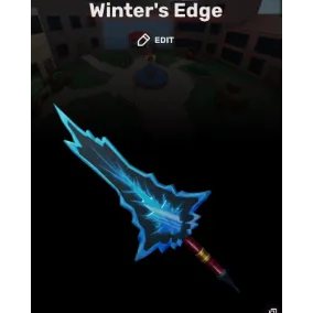 Winter's Edge Knife / Winter edge - MURDER MYSTERY 2 - MM2