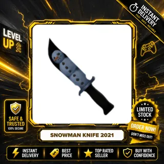 2x SNOWMAN KNIFE 2021 - MURDER MYSTERY 2 / MM2