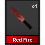 RED FIRE KNIFE (2017) - MURDER MYSTERY 2 / MM2