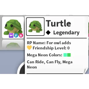 MFR TURTLE - ADOPT ME / ADOPT ME!