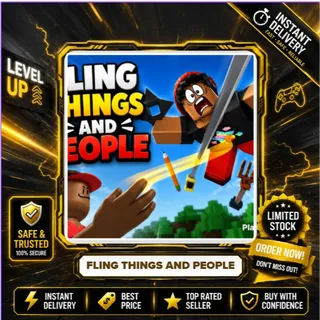2000 COINS / 2K COINS - FLING THINGS AND PEOPLE 1200R